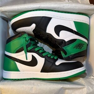 Lucky green Jordan 1’s